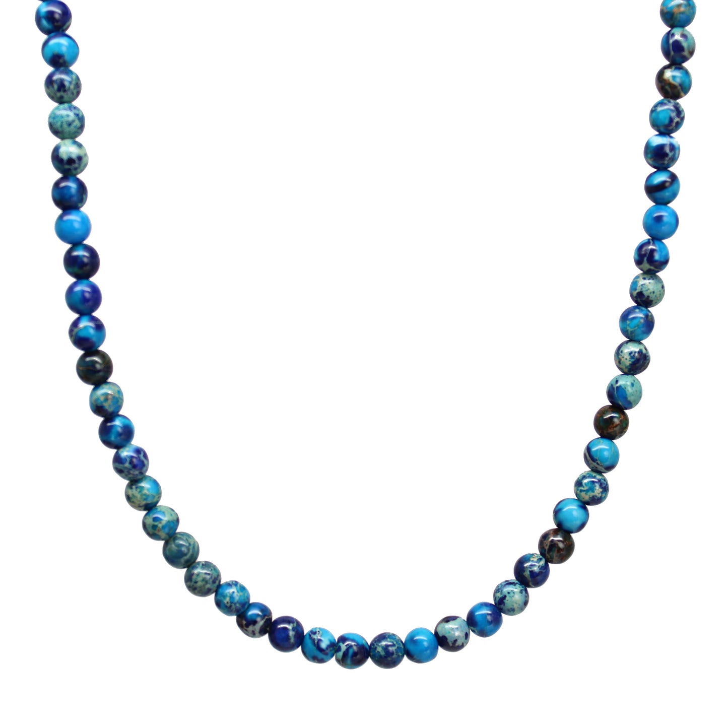Parvarr Women's Blue Multi Layer Beads Necklace